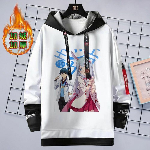 VETEMENTS Felpa con cappuccio Eromanga Sensei Anime pullover con cappuccio pullover cappotto