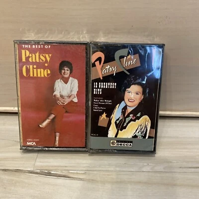 Patsy Cline 2 Brand New Cassette Lot  12 Greatest Hits & The Best Of Patsy Cline - Image 1 of 2