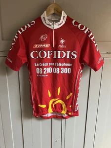 Maglia Ciclo Nalini Cofidis | Uomo | Rosso/Bianco | Small | Rara - Foto 1 di 6