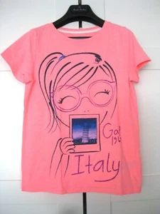 GAP KIDS: Girl’s Graphic Short-Sleeve Tee, Sz XL (12Y) - "ITALY" - Picture 1 of 5