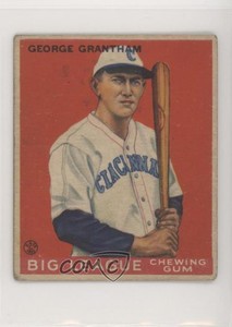 1933 Goudey Big League Chewing Gum R319 George Grantham #66 Rookie RC