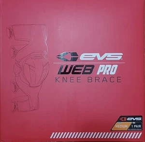EVS Web Pro Knee Braces - Size Medium - BRAND NEW - Picture 1 of 7