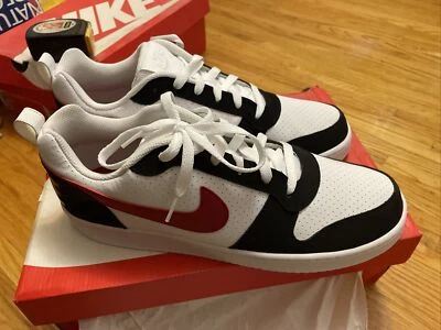 Nike Men's Court Borough Low Red Black White Shoes Sneakers - Men's Size 11 NIB - Image 1 of 4