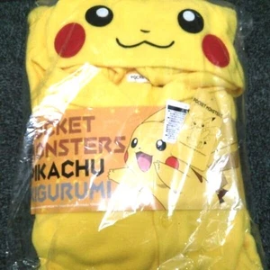 SAZAC Pokemon Pikachu Fleece Costume Adult Unisex Cosplay Halloween Japan New - Picture 1 of 12