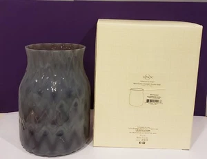 NEW LENOX Gorgeous Art Glass Smokey Plum Vase 7.5 inches NIB - Picture 1 of 1