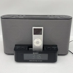 Sony Dream Machine FM/AM Clock Radio ICF-CS10iP (Pre-owned) - Picture 1 of 10