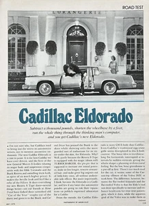 1979 Road Test Cadillac Eldorado 2-Door Sedan 6 pages Pics Specs Info - Picture 1 of 7