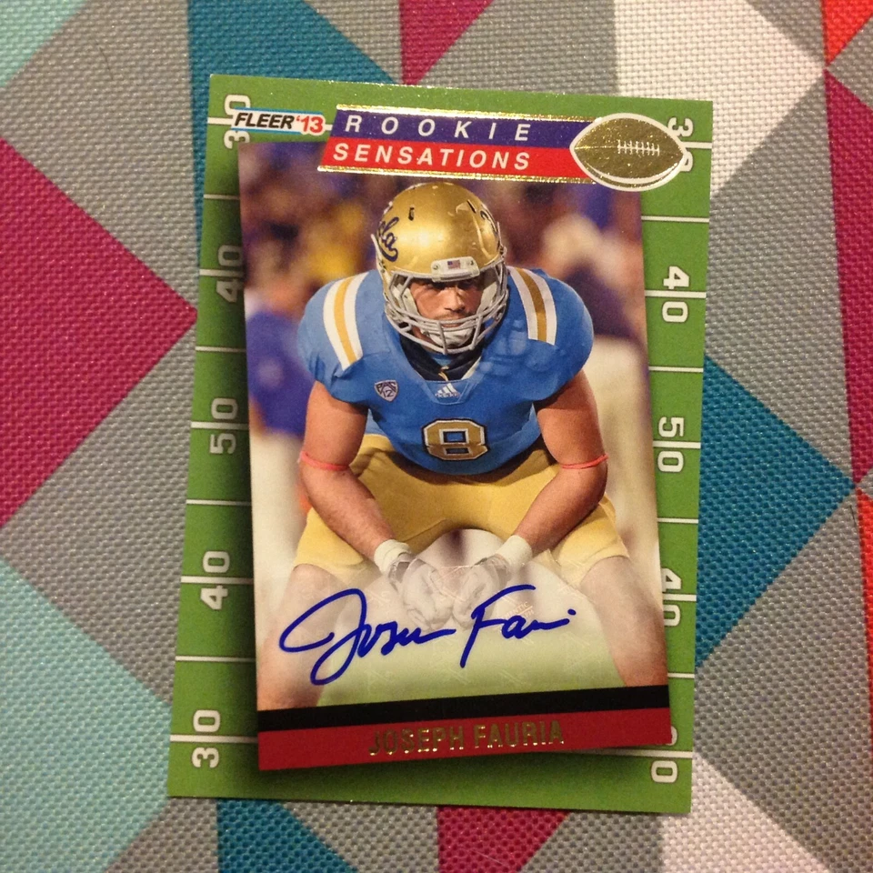 2013 Fleer Ultra Rookie Sensations Joseph Fauria RC #RS-43 UCLA  Lions  HotShots - Image 1 of 1