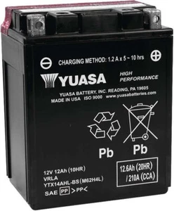 Yuasa AGM Maintenance Free Battery For Buell RSS1200 Westwind 1991 YUAM62RBH - Picture 1 of 3