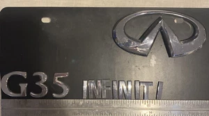 03 07 04 05 06 INFINITI G35 SEDAN REAR TRUNK LID CHROME EMBLEM LOGO BADGE - Bild 1 von 7