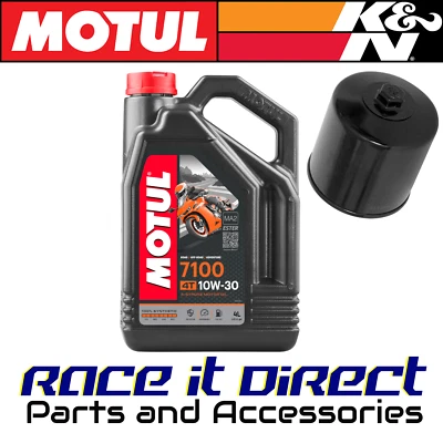 Kit de aceite y filtro K&N para BMW K 1200 LT SE 1999-2004 Motul 7100 10W30 4L Foto 1 de 4
