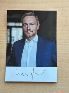 Christian Lindner - FDP - Autogrammkarte original signiert #38501 - Picture 1 of 1