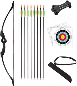 Outdoor Youth Recurve Bow and Arrow Set with Quiver Children Junior Archery - Picture 1 of 9