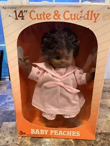 Baby Peaches Vtg African American Baby Doll Tanline Detroit Box Slight Denting - Picture 1 of 23