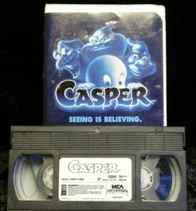 VHS Casper📼Bill Pullman Christina Ricci Cathy Moriarty Eric Idle Ben Stein 1995 - Picture 1 of 3