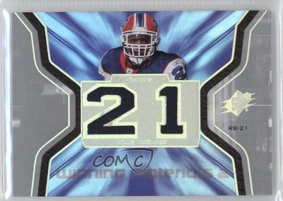 2007 SPx Winning Materials Jersey Number Dual Willis McGahee #WM-WM - Image 1 of 2