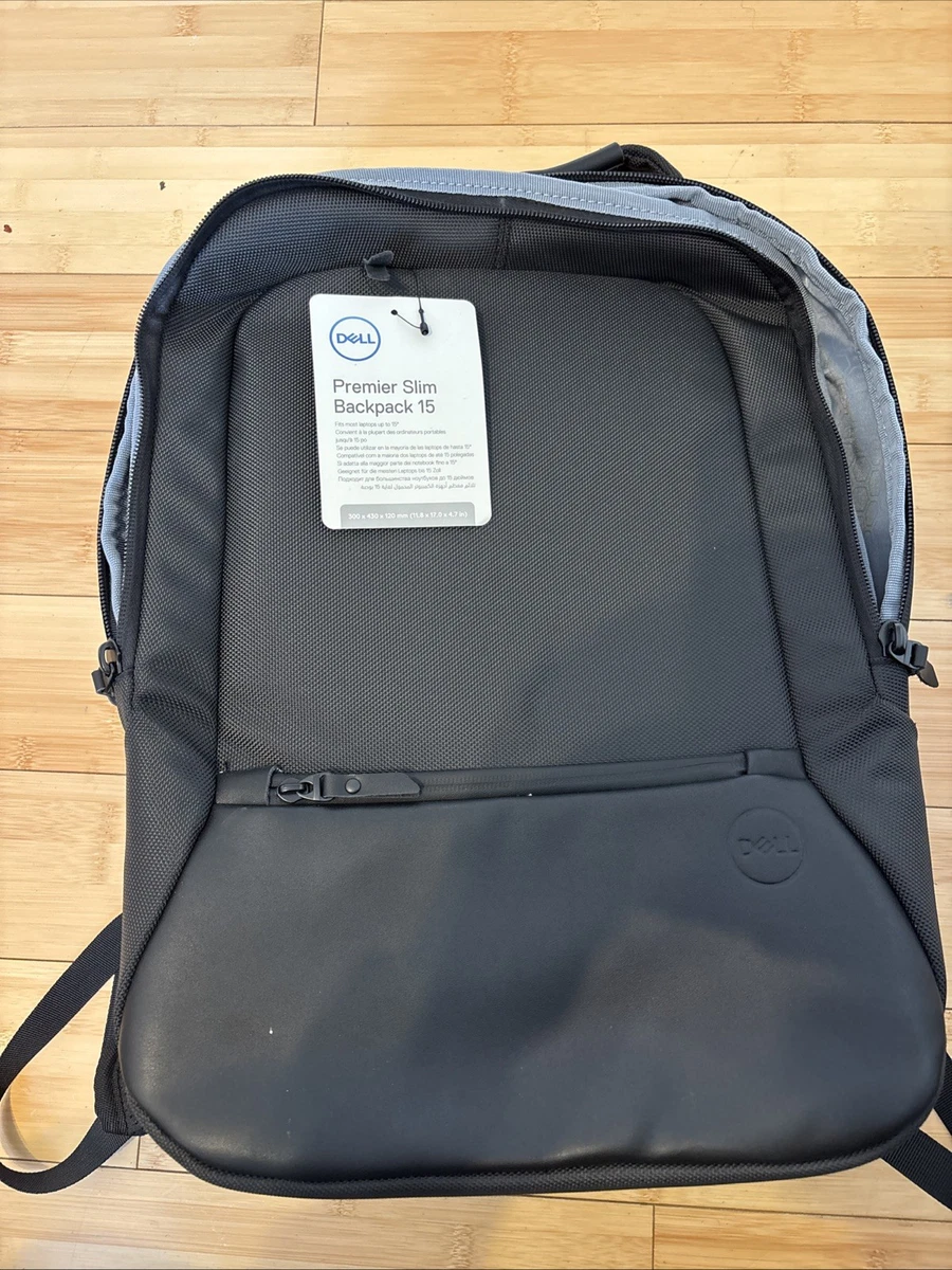 Dell Pro Slim Backpack 15 (po1520ps Dell EcoLoop Premier Slim Black Laptop  Backpack  Unisex Teen Backpack For 14-16 Inch Laptops Slim Design Backpack  For School Work