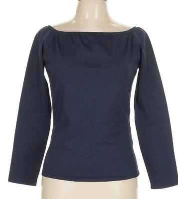 Ralph Lauren Purple Label Large Silk Blend Long Sleeve Blouse Top  - Image 1 of 4