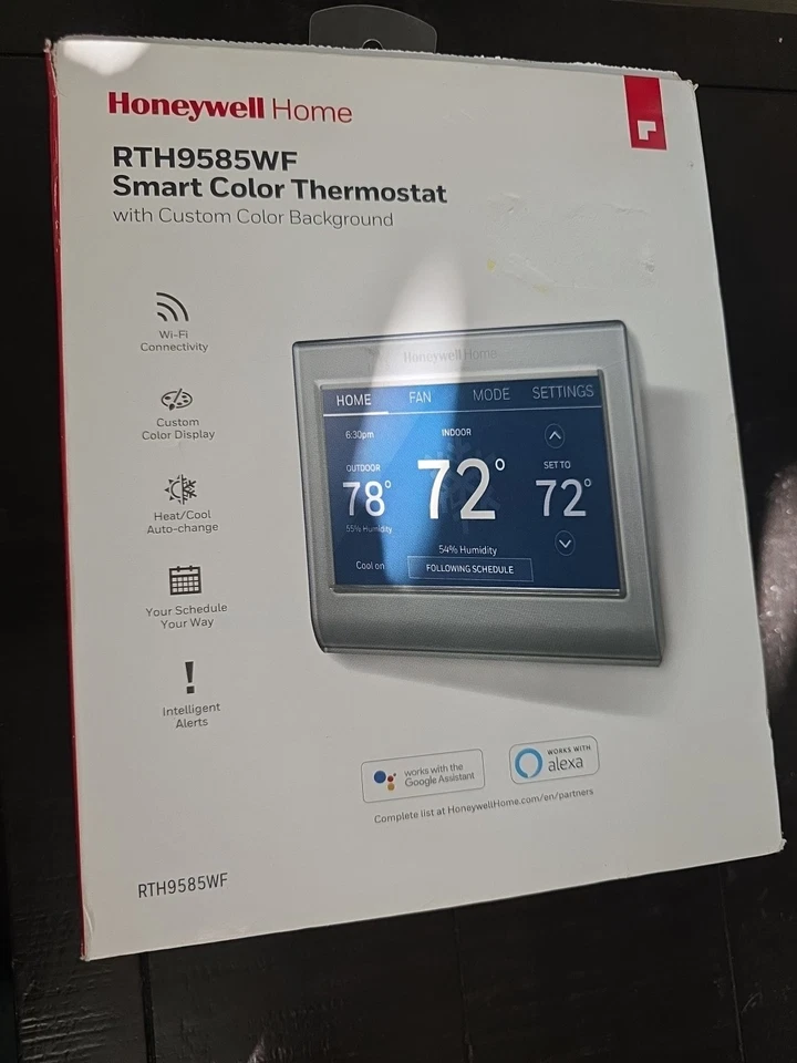 Termostato inteligente Wi-Fi Honeywell Home RTH9585WF1004 - plateado Foto 1 de 1