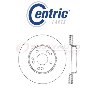 Centric Disc Brake Rotor for 1996-2002 Mercedes-Benz SL500 5.0L V8 - Kit Set oj Foto 1 de 4