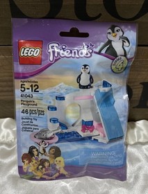 RETIRED 2014 LEGO FRIENDS NEW PENGUIN&rsquo;S PLAYGROUND 41043 BUILDING TOY-46 PIECES