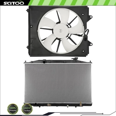 Car Radiator and Cooling Fan Kit Fit For 2011-2013 2014 2015 2017 Honda Odyssey Foto 1 de 4