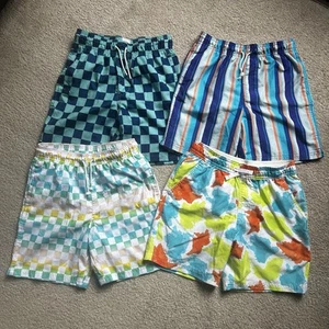 Art Class (3) & Lily & Dan (1) Swim Trunks Medium 8/10 Lined With Drawstring - Picture 1 of 11