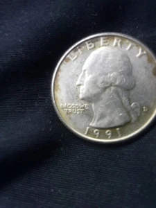 Rare 1991 In Cod We Trust D Quarter Flash Sale - Picture 1 of 7