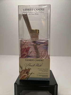 Yankee Candle Reed Diffuser Beach Walk 1.2 fl oz Discontinued Rare New In Box - Image 1 of 4