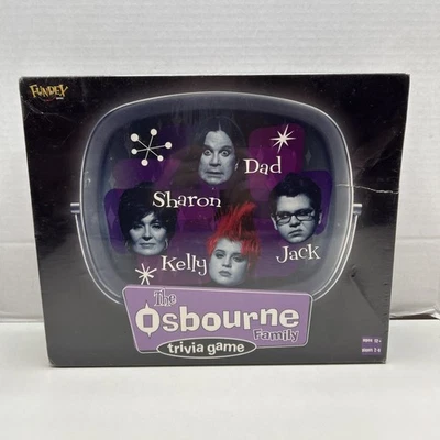 THE OSBOURNE FAMILY Trivia Board Game OZZY, SHARON, JACK & KELLY NEW SEALED BOX - Image 1 of 4