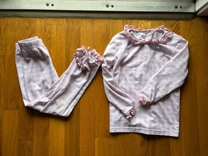Cecil and Lou Pink Heart Plaid Pajama Set Girls 4t - Picture 1 of 4