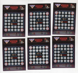 PALACE ARCADE SCRATCHOFF STRANGER THINGS YuMe TOYS PARTIAL SET 6 CARD COLLECTION - Picture 1 of 2