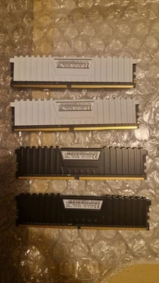4 Sticks of Vengeance LPX 8GB (2x2x8GB) DDR4-2666MHz RAM 32GB total - Image 1 of 4