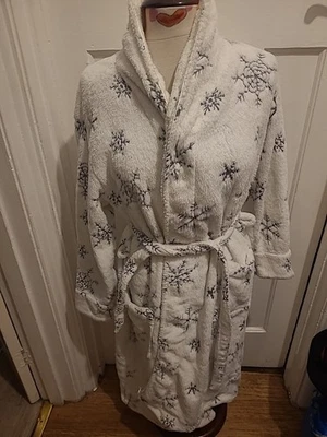 Vestido de mujer Love To Lounge talla 10-12 blanco copo de nieve Foto 1 de 4