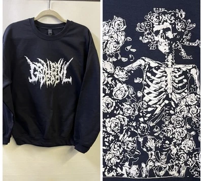 GRATEFUL DEAD CUELLO REDONDO-BLACK METAL-DEADHEAD-JERRY GARCIA-BOBBY WEIR-DEAD & CO Foto 1 de 4