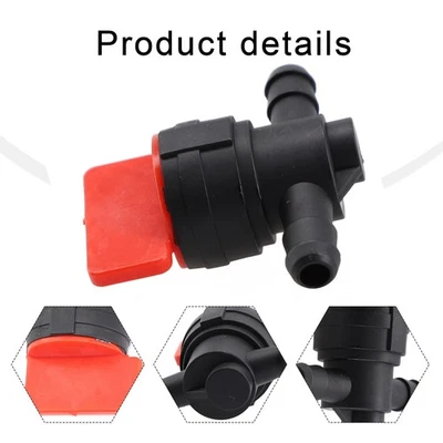1pcs 8mm In-Line Petrol On-Off Fuel Tap Switch Valve Fit For Motorcycle Bike - Image 1 of 4