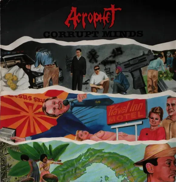 Acrophet Corrupt Minds NEAR MINT Roadrunner Records Vinyl LP - Bild 1 von 1