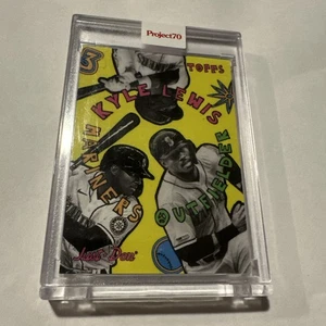 Carta Progetto Topps 70 398 - Kyle Lewis x Just Don C arte sigillata rara - Foto 1 di 4