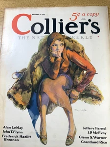 COLLIER'S WEEKLY MAGAZINE 11/7/31 GUY HOFF CVR, TAYLOR BYNUM, RONALD MCLEOD - Picture 1 of 4