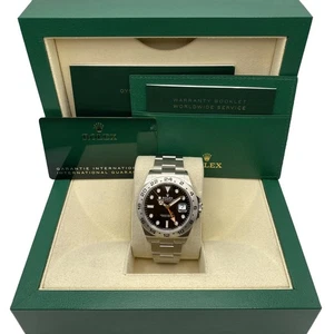 Rolex Explorer II Orange Hand 226570 Steel Black Dial Automatic Watch B&P 2025 - Picture 1 of 8