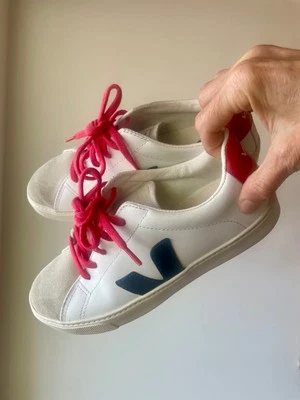 Veja Esplar Leather Suede White Nautico Pekin Size 36 / Women’s 5 - Image 1 of 4