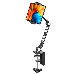 Aluminum Alloy Cell Phone Desk Mount Stand 360° Tablet Stand and Holders Adju... - Picture 1 of 9