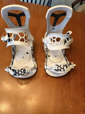 Union Falcor 2023 Men's White Marble Bindings Medium. T. Rice Carbon Edition. - Image 1 of 4