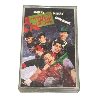 New Kids on the Block Merry Merry Christmas Cassette Tape Tested Vintage Holiday - Image 1 of 4