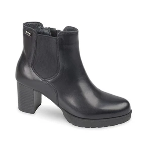 SCARPE TRONCHETTO DONNA VALLEVERDE 49360 PELLE NERO ORIGINALE AI 2026 - Picture 1 of 1