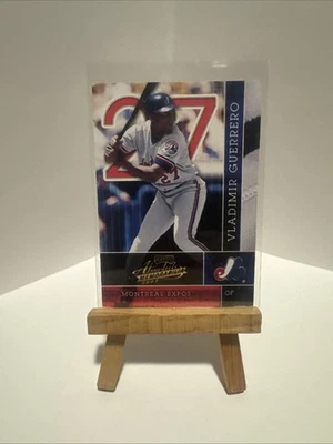 RARA TARJETA DE BÉISBOL 2002 PLAYOFFS RECUERDOS ABSOLUTOS VLADIMIR GUERRERO PROMOCIONAL Foto 1 de 3