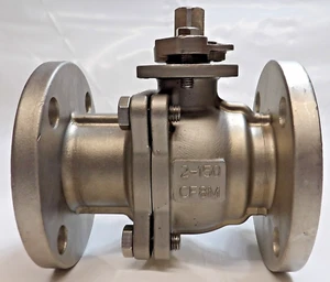 SVF 2" DN50 CF8M SS Ball Valve No Handle - Picture 1 of 9