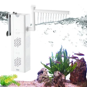 Fish Tank Filter 4 in 1 Internal Aquarium Filter 1000L/H Submersible Water Pump - Picture 1 of 10