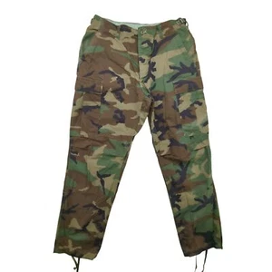 Propper BDU Pants Mens 34x30 Woodland Camo Military Combat Medium Regular 90s - Picture 1 of 13