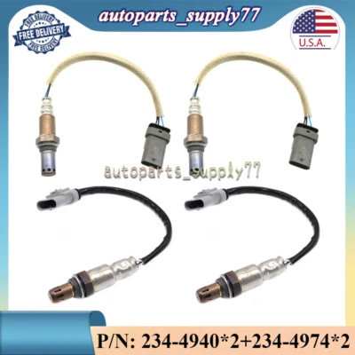 НОВЫЙ (4) O2 датчик кислорода для 2014-2017 GMC Sierra 1500 2015 Yukon XL 5,3 л 6,2 л - Изображение 1 из 4